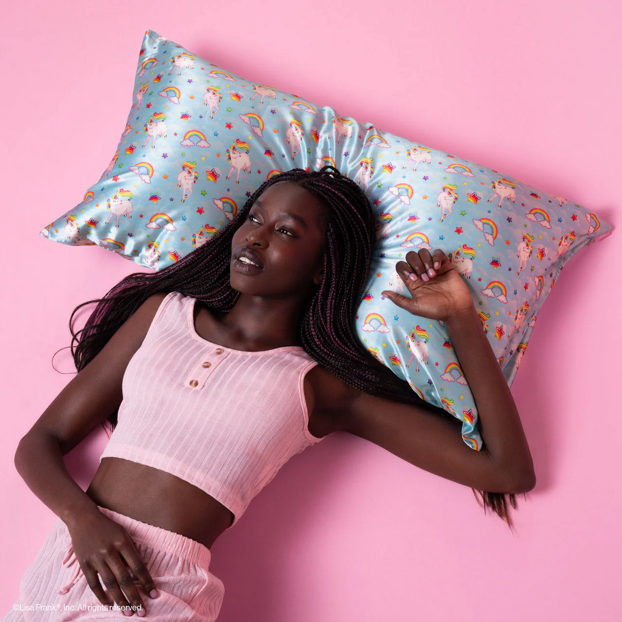 Lisa Frank x Kitsch Satin Pillowcase in Markie™ - Image 3