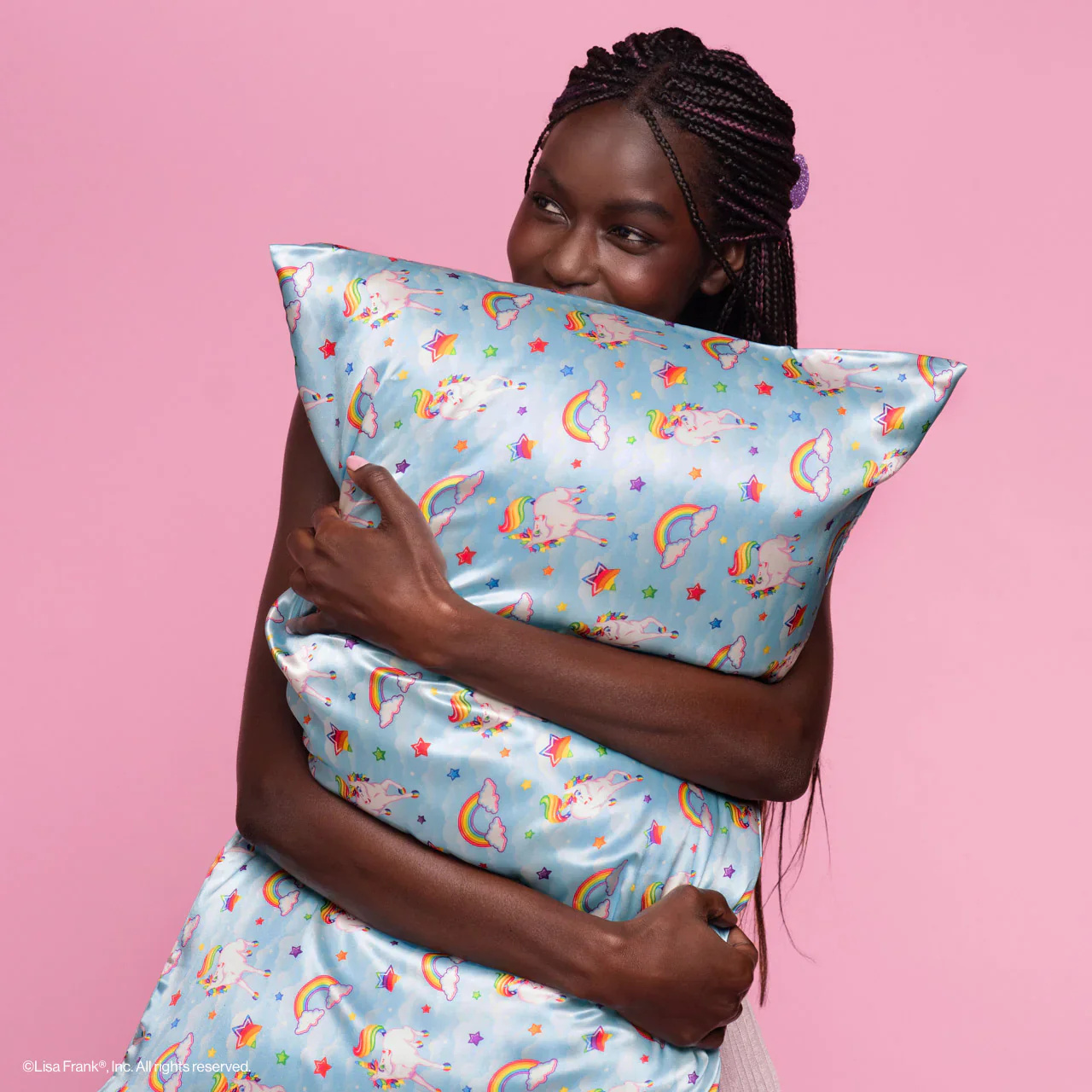 Lisa Frank x Kitsch Satin Pillowcase in Markie™ - King - Image 9
